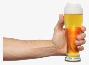 Beer Wine Mug Png Images - Бокал Пива В Руке