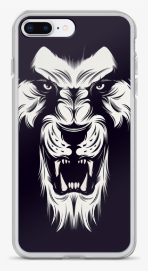 Lion King Iphone 8 Case Clear Iphone X Case Transparent - Black And White Lion Design