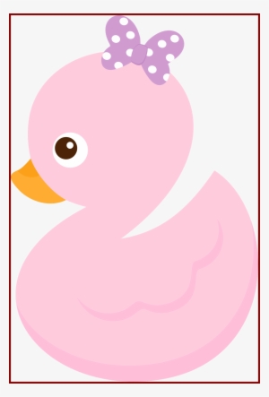 Doves Clipart Pink - Desenho Patinho De Borracha Png