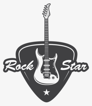 Rock Rockstar Star Guitar Png Vector Thumbsup Hand - Rock Guitar Transparent Png