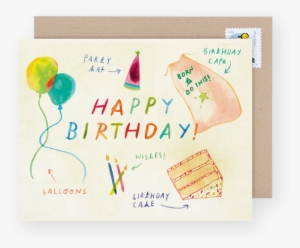 Birthday Wishes Watercolor