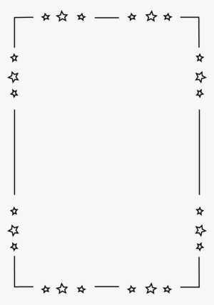 Doublé Étoiles Page Border Site Mycutegraphics - Margenes Para Caratulas A Mano