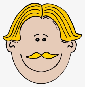 How To Set Use Blond Man With Mustache Clipart