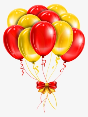 Ballons Png - Red And Yellow Balloons Png