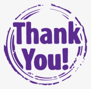 Thank You Purple Stamp - Thank You Stamp Png