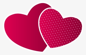 Double Hearts Png Clipart - Png Clipart Heart Png