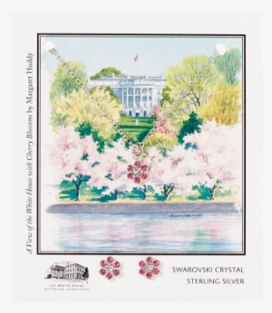 More Views - White House Historical Association Cherry Blossom Earrings