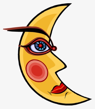 Gold Crescent Moon Png Image - Moons Earrings Surgical Steel Hooks, Resin Cabochon