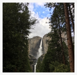 Waterfall Over Yosemite - Yosemite National Park