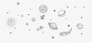 Edit, Space, And Png Image - Space Simple Line Art