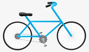 Blue Drawing Bicycle Png Clipart - Bicycle