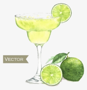 Cocktail Martini Painting Fresh - Transparent Background Watercolor Cocktails