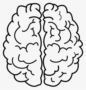 Svg Library Stock Line Art Image Png - Brain Clip Art Black And White