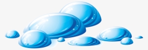 Water Drop Clipart Transparent Background - Spilled Water Clipart Png
