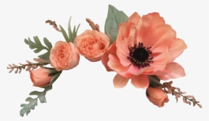 Flowers Crown Png Vector Freeuse Library - Flower Crown Png Roses