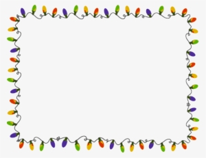 Christmas Lights Png Images - Border Clipart