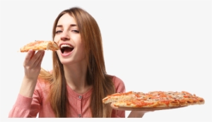 Eat Pizza - Woman Eating Pizza Png