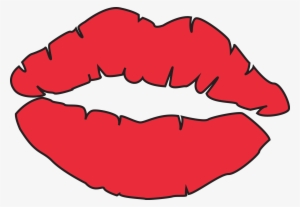 Lipstick Clipart Cartoon Source - Kissing Lips Coloring Pages