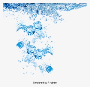 Shading Blisters,great Fresh Ice Water, Water Clipart, - My Mr. Frozen: Novel Snowdrop Creative Partner