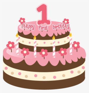 Birthday Cake Png Clipart - First Birthday Cake With Name