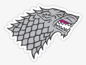 Game Of Thrones House Stark Direwolf Vinyl Decal – Choose Size & Color – Oracal – Car Sticker