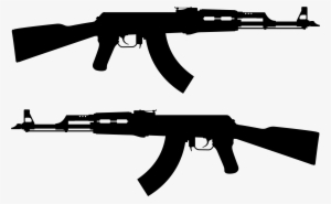 Gun Svg Ww1 - Ak 47 Clipart