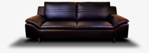 Sofa Png Image - Black Leather Sofa Png