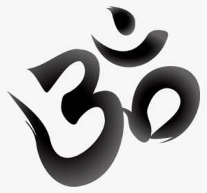 Calligraphy Aum Om Hindu Symbol Black Deva - Aum Png