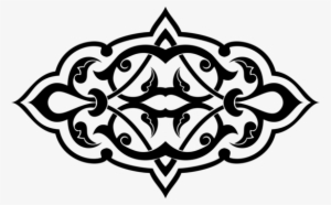 Devil Tattoo Tribe Angel Demon - Vector Black And White Rangoli Png