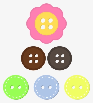 Button Clipart Clothes Button - Clothes Button Clipart Png