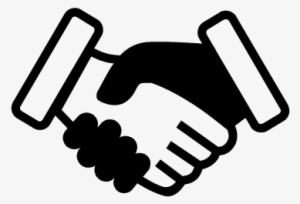 Svg Png - Shaking Hands Outline Png