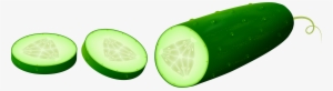 Png Free Library Transparent Sliced Cucamber Picture - Vegetables Clipart Transparent Background