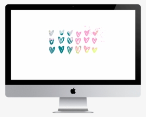 Corazones De Color - November Calendar Wallpaper 2017