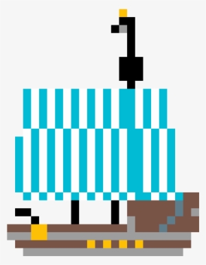 Blue Boat - Wing Chair