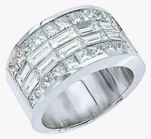 Diamond Rings - Men's Yellow Gold Diamond Ring