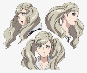 Concept Art For Ann Takamaki And Morgana In Persona - Persona 5 Ren And Ann