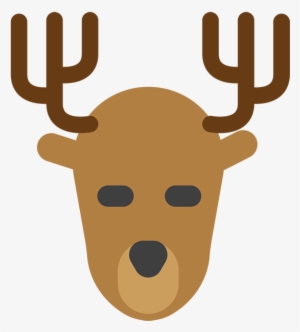 Reindeer - Reindeer Emoji Png
