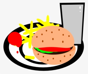 How To Set Use Burger And Fries Svg Vector