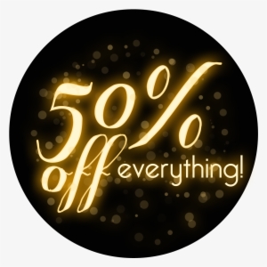 50 Off Transparent File - 50% Off Coupon, HD Png Download