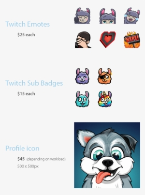 Twitch Art Commission List - Twitch.tv