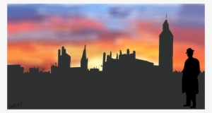 Sunset In The City - Silhouette