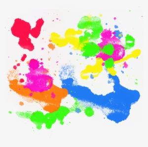 Colorful Splatter Png - Color Splash Art Png
