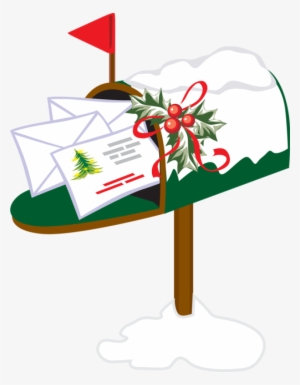 Card Clipart Mailbox - Christmas Mailbox Clipart