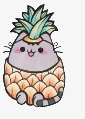 Pineapple Pusheen Cute Cat Kitty Kitten Costume Aww - Pusheen Ananas