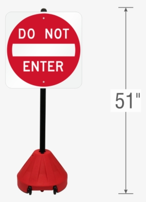 Zoom, Price, Buy - Do Not Enter Sign With Pole Png