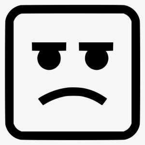 Sad Face - - 시계 픽토그램 Png