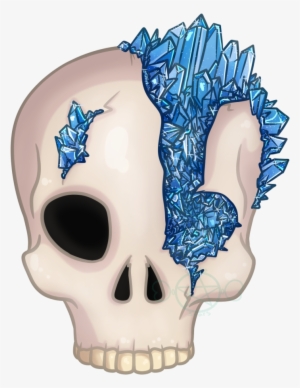 Blue Crystal Skull - Blue