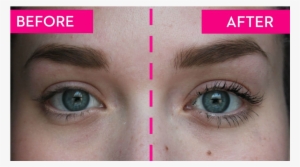 Eyelash Extension Full Set - Eyelash Curler Before And After Mascara