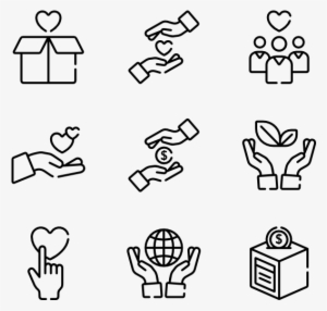 Charity 50 Icons View 13 Packs - Drone Line Icon