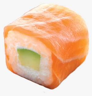 Maki Salmon Roll Avocado - Roll Salmon Png